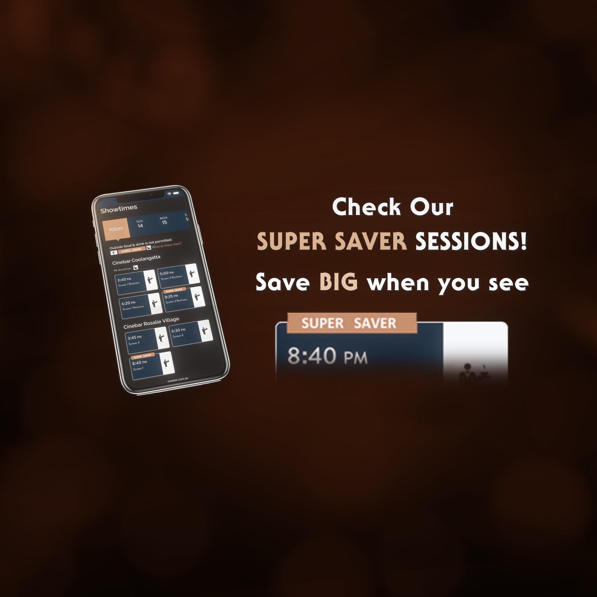Super Saver deals save you $$$